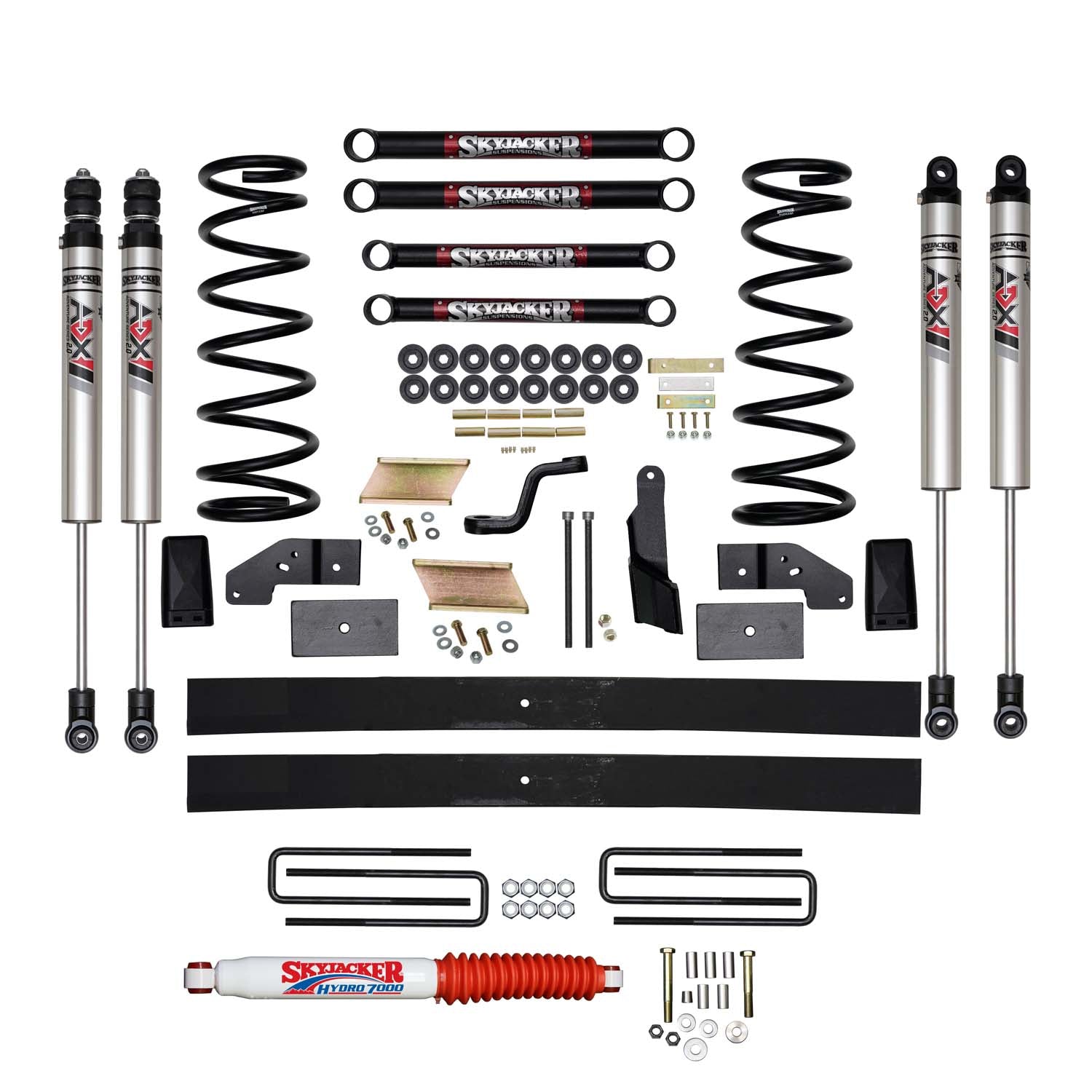5 In. Suspension Lift Kit With ADX M2.0 Aluminum Monotube Shocks.