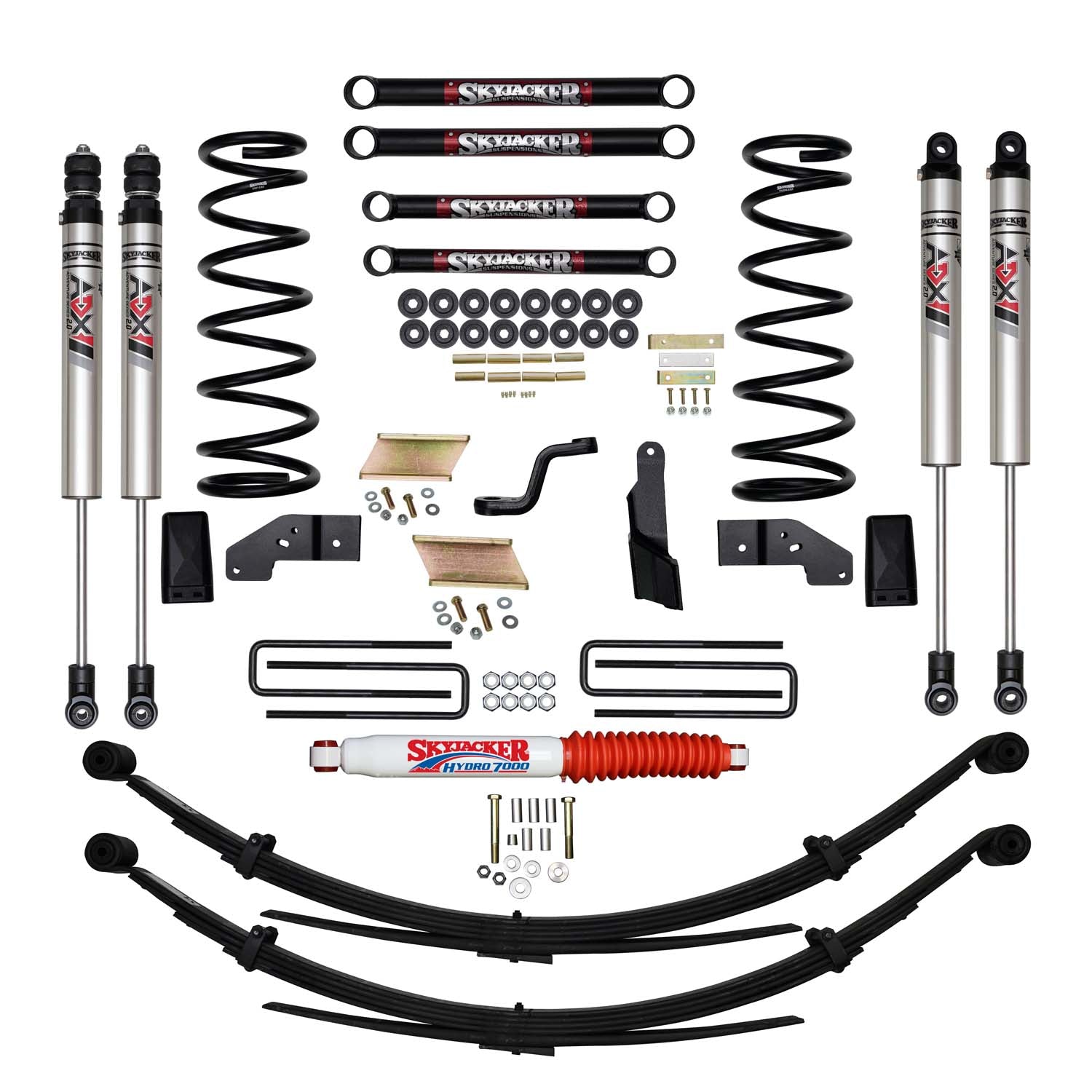 5 In. Suspension Lift Kit With ADX M2.0 Aluminum Monotube Shocks.