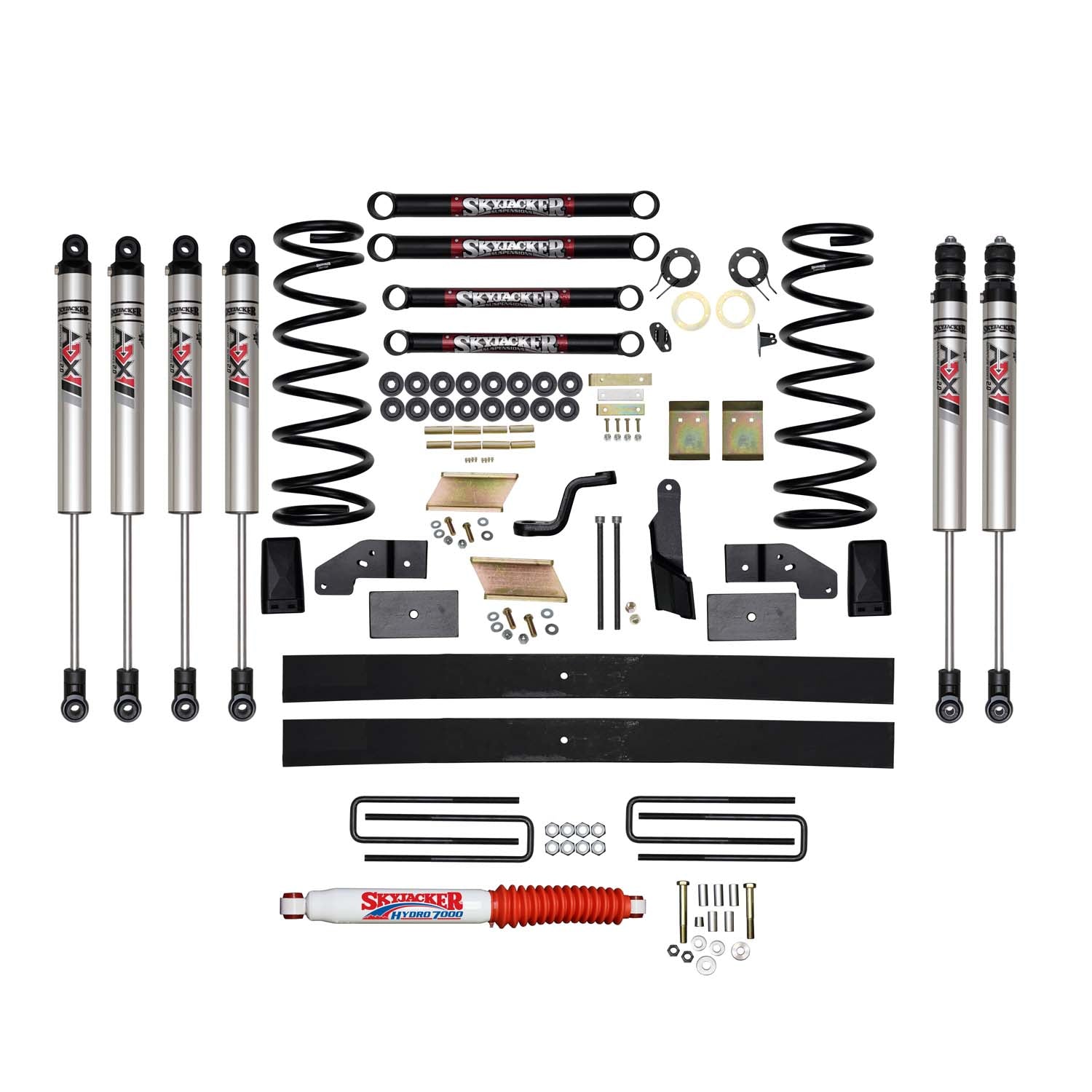 5 In. Suspension Lift Kit With ADX M2.0 Aluminum Monotube Shocks.