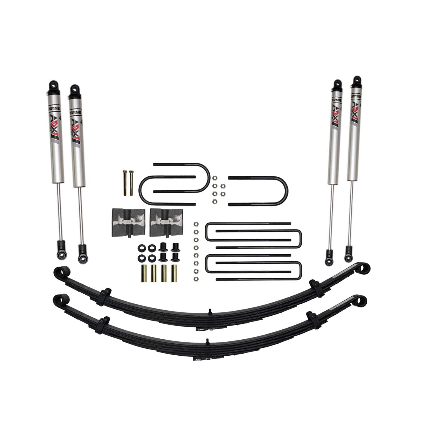6 In. Suspension Lift Kit With ADX M2.0 Aluminum Monotube Shocks.