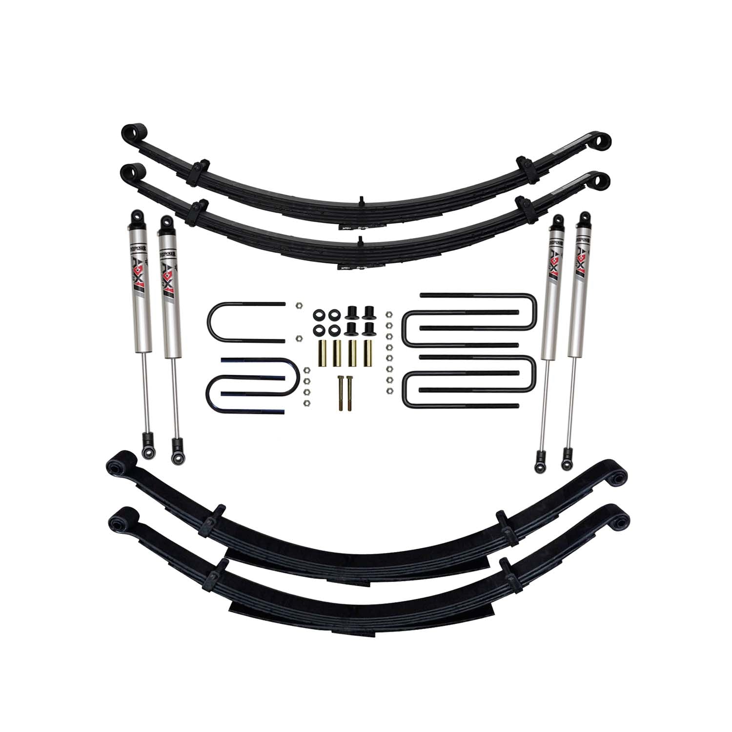 6 In. Suspension Lift Kit With ADX M2.0 Aluminum Monotube Shocks.