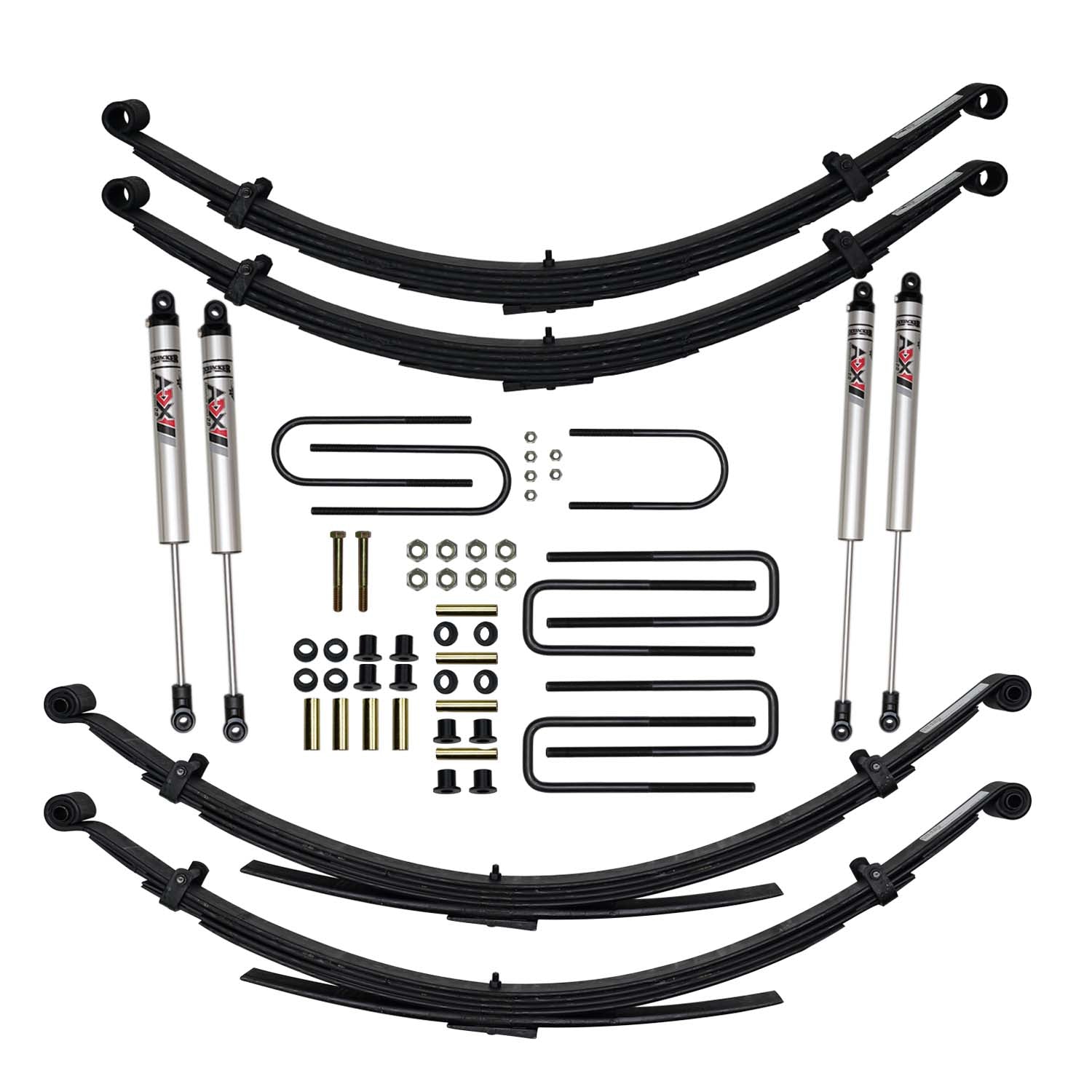 6 In. Suspension Lift Kit With ADX M2.0 Aluminum Monotube Shocks.