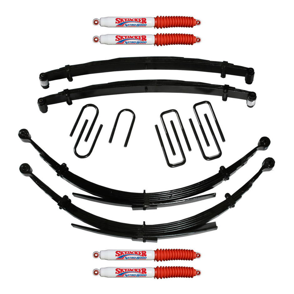 Skyjacker - 6IN. SYS 87-91DGE CUM 4 NITROS - D600CDKS6-N