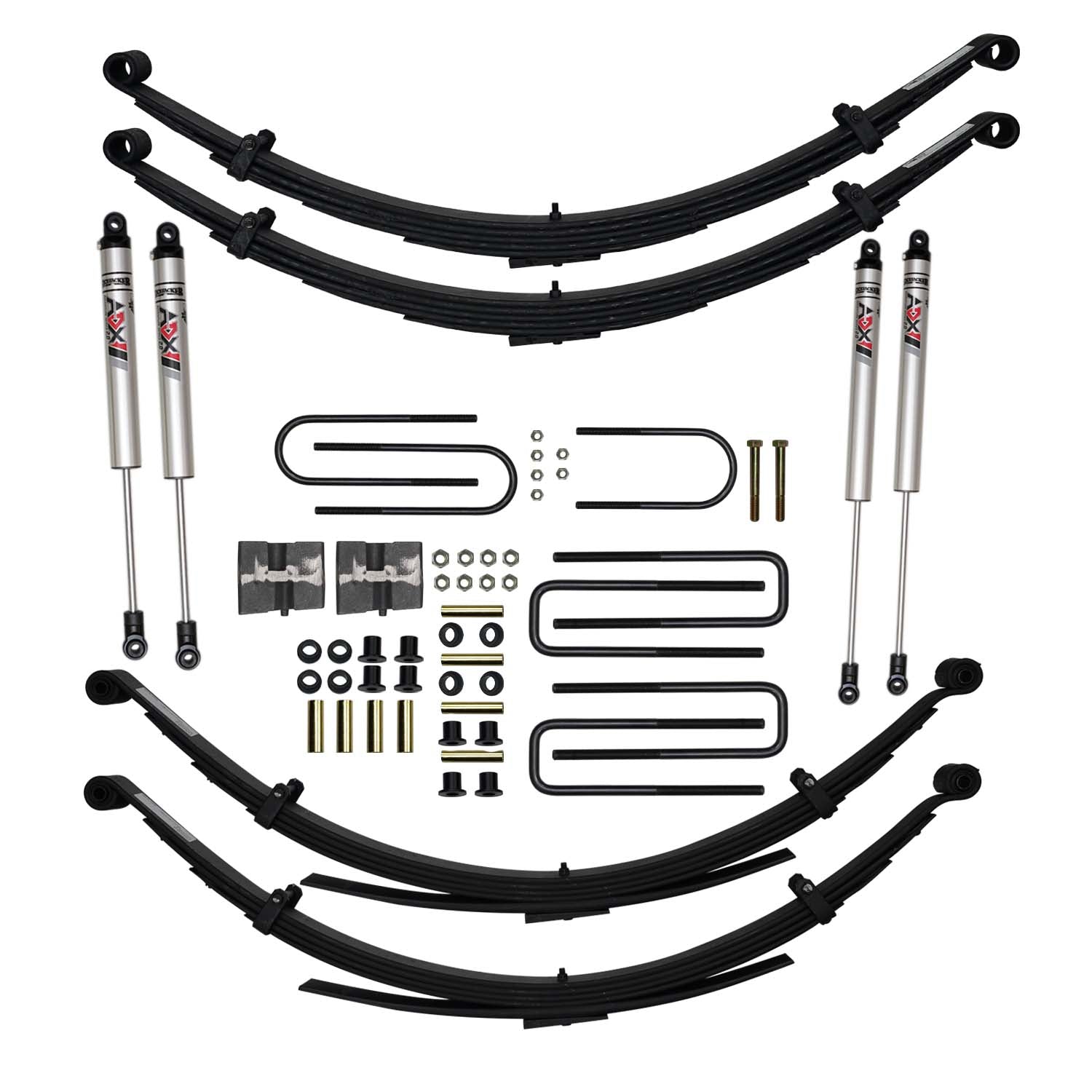 6 In. Suspension Lift Kit With ADX M2.0 Aluminum Monotube Shocks.