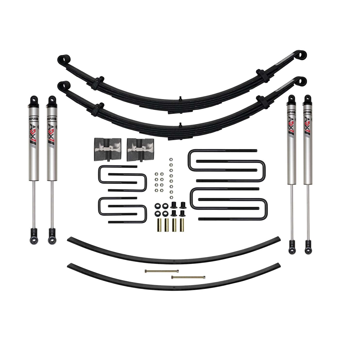 8 In. Suspension Lift Kit With ADX M2.0 Aluminum Monotube Shocks.