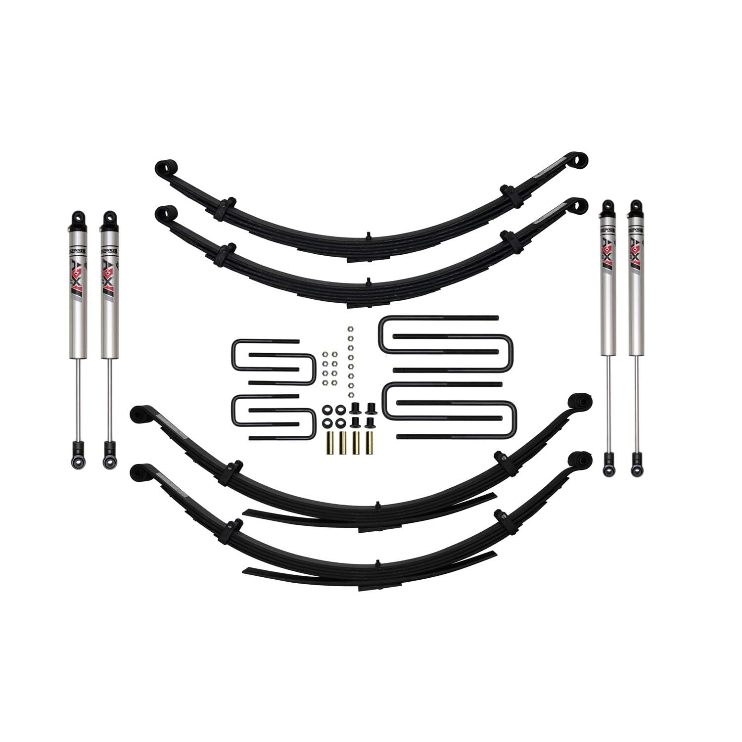 8 In. Suspension Lift Kit With ADX M2.0 Aluminum Monotube Shocks.