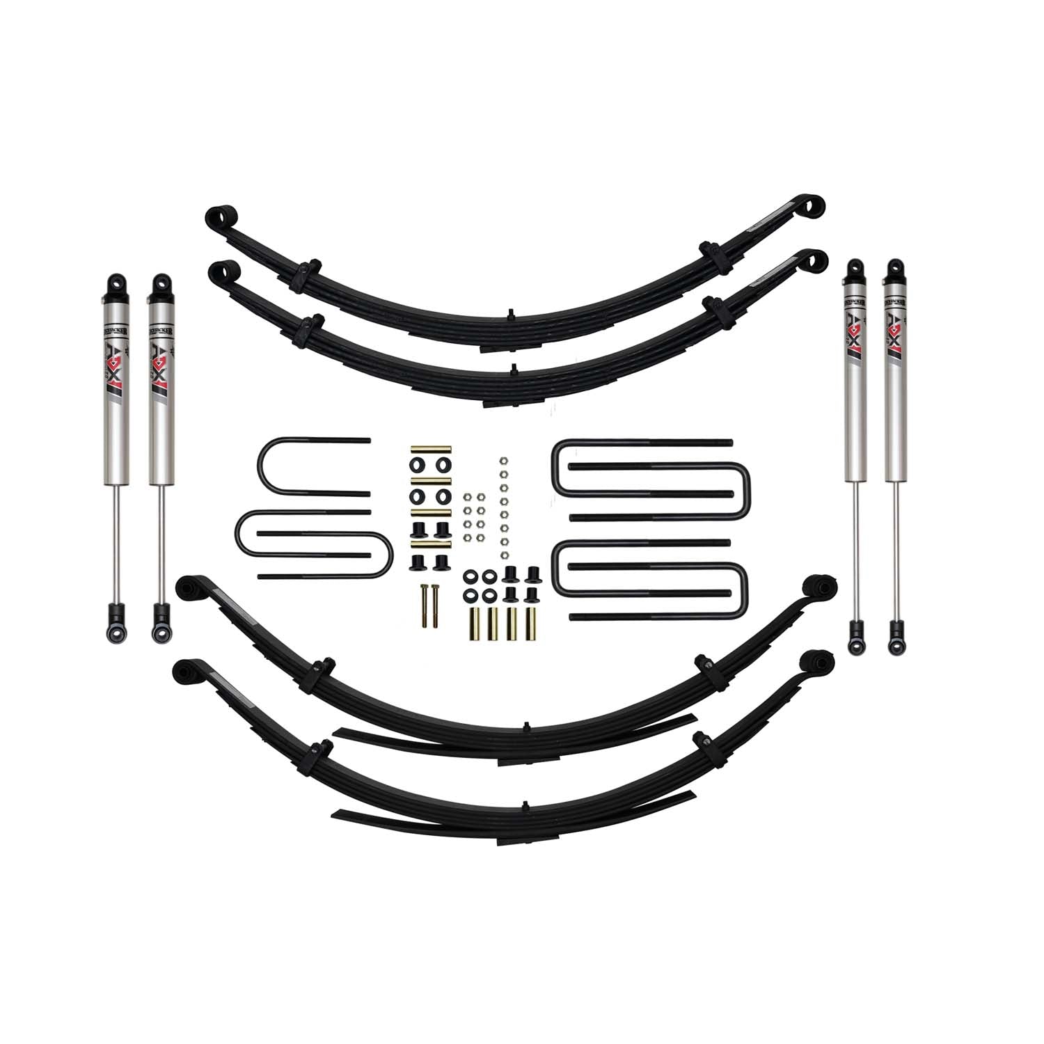8 In. Suspension Lift Kit With ADX M2.0 Aluminum Monotube Shocks.