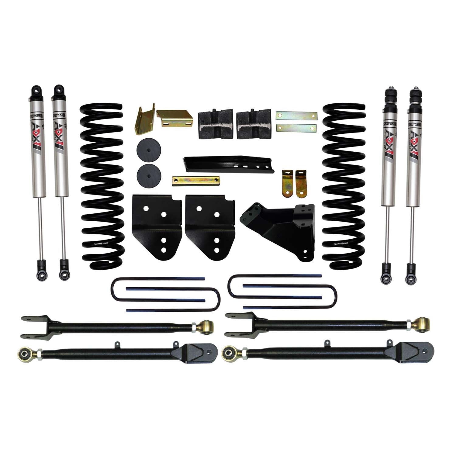 4 In. Suspension Lift Kit With ADX M2.0 Aluminum Monotube Shocks.
