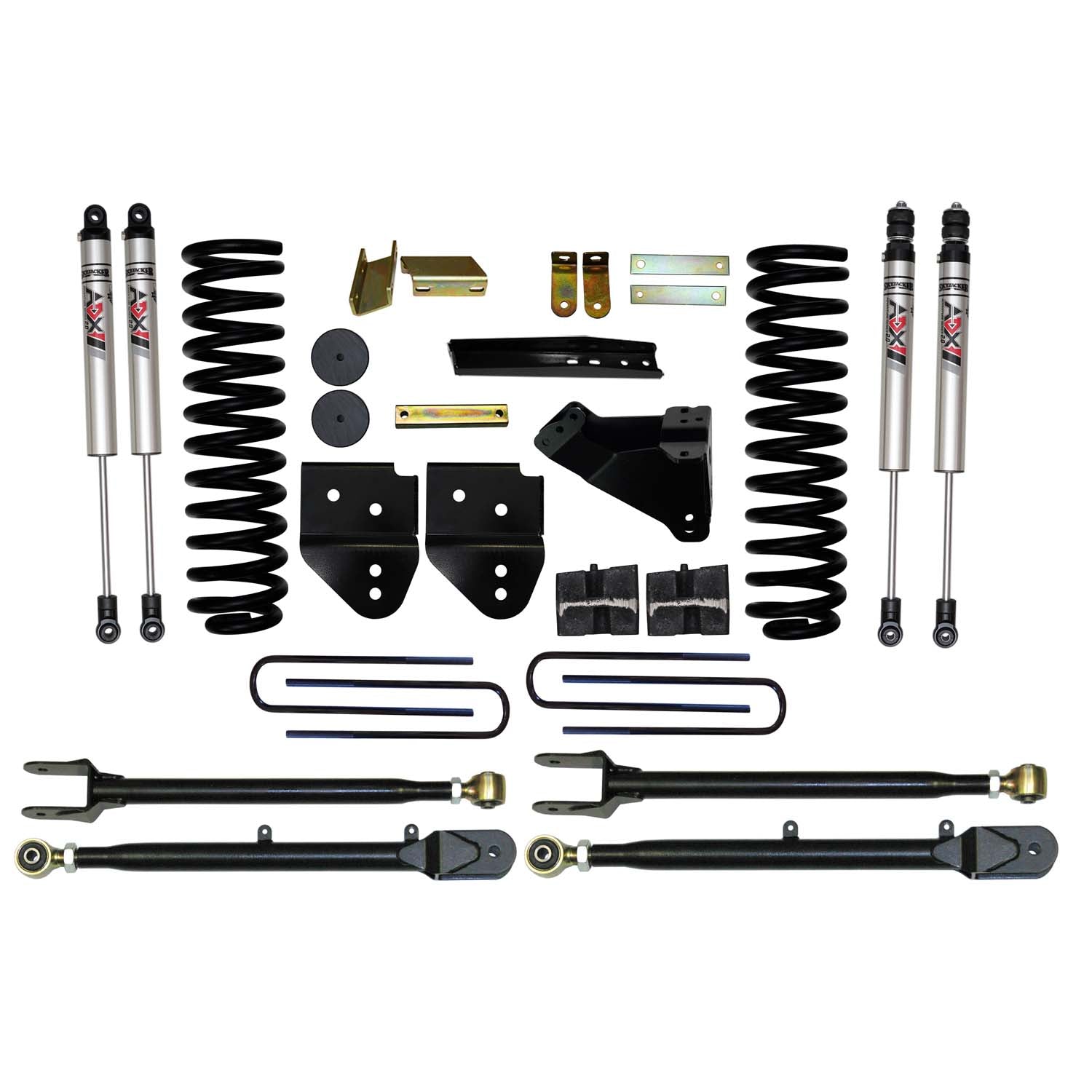 4 In. Suspension Lift Kit With ADX M2.0 Aluminum Monotube Shocks.