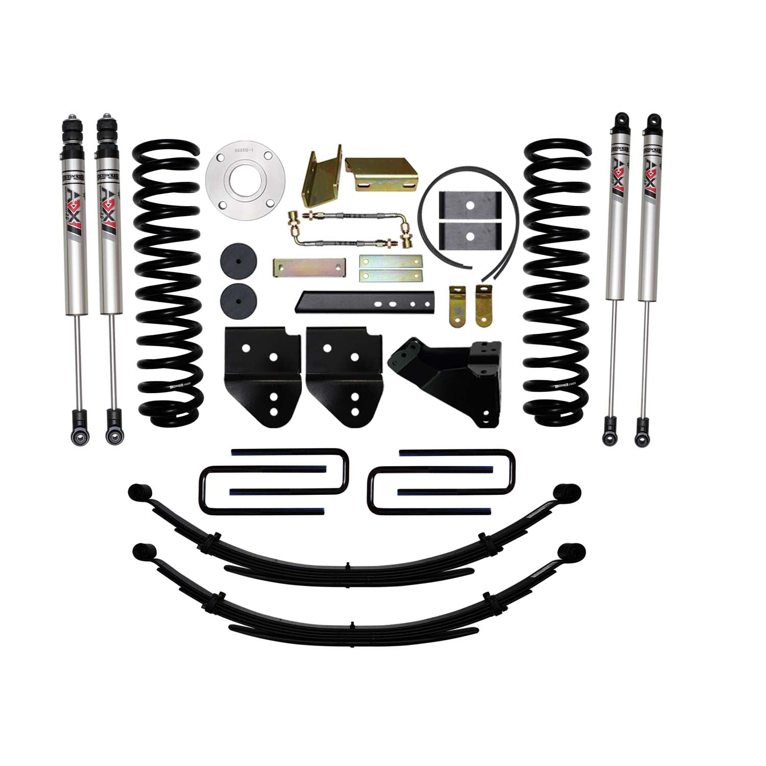 6 In. Suspension Lift Kit With ADX M2.0 Aluminum Monotube Shocks.