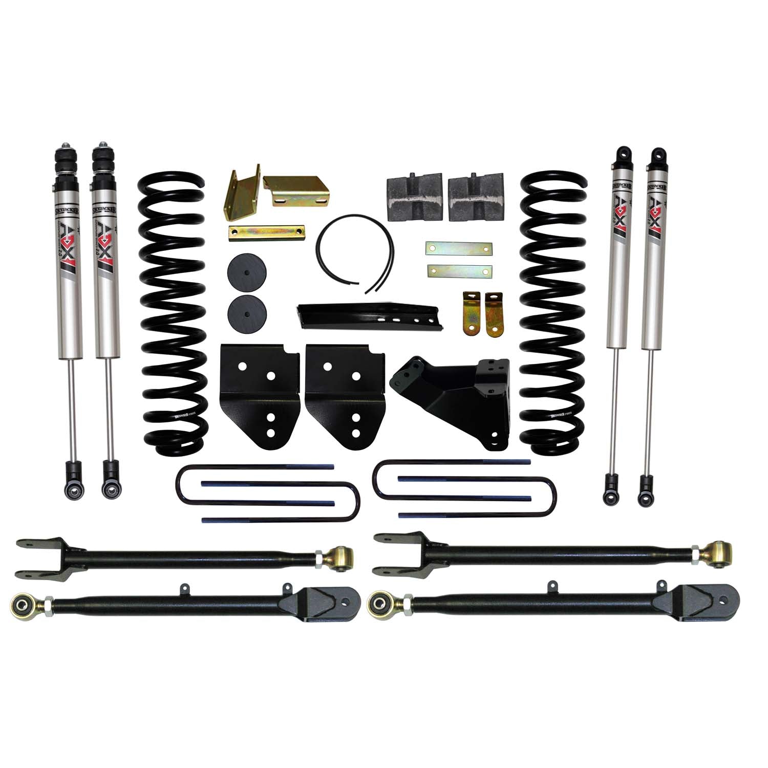 6 In. Suspension Lift Kit With ADX M2.0 Aluminum Monotube Shocks.