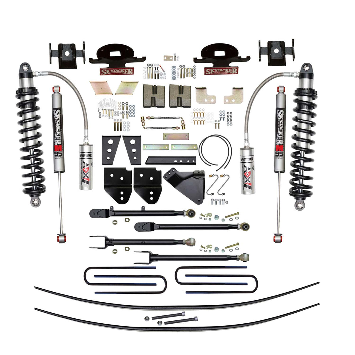 8.5 In. ADX 2.5 Coilover Lift Kit With 4-Link Conversion And M95 Shocks.