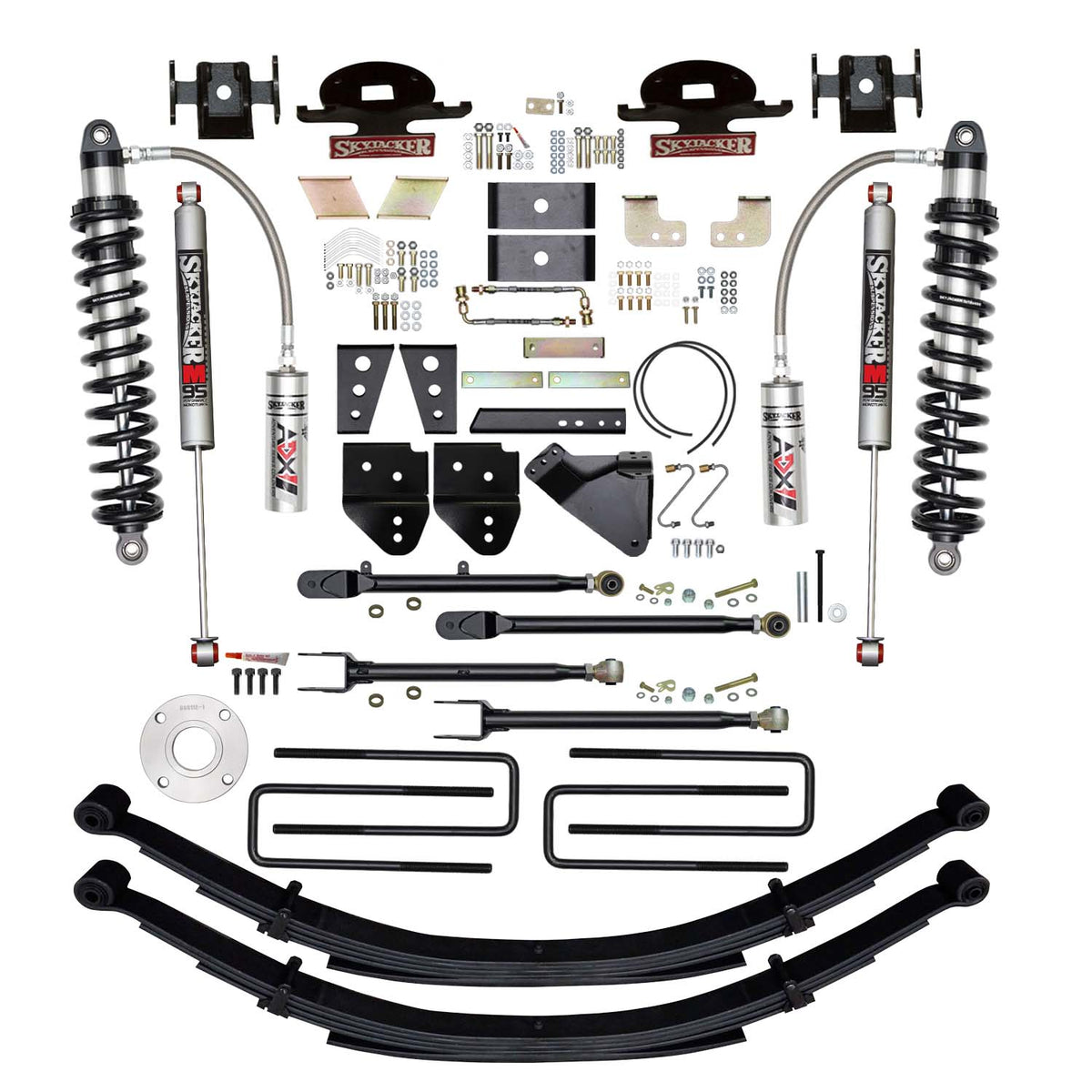 8.5 In. ADX 2.5 Coilover Lift Kit With 4-Link Conversion And M95 Shocks.