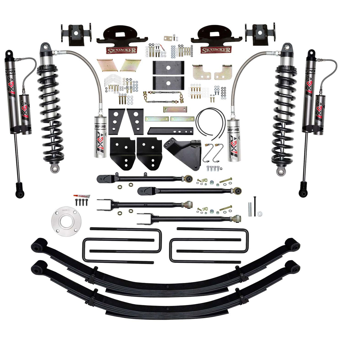 8.5 In. ADX 2.5 Coilover Lift Kit With 4-Link Conversion And ADX 2.0 Shocks.