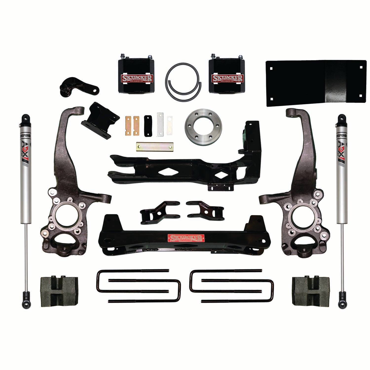 6 In. Suspension Lift Kit With ADX M2.0 Aluminum Monotube Shocks.