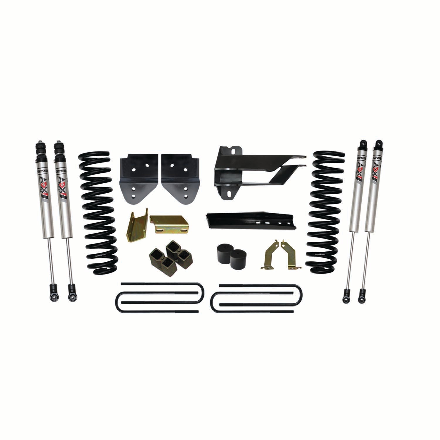 4 In. Suspension Lift Kit With ADX M2.0 Aluminum Monotube Shocks.