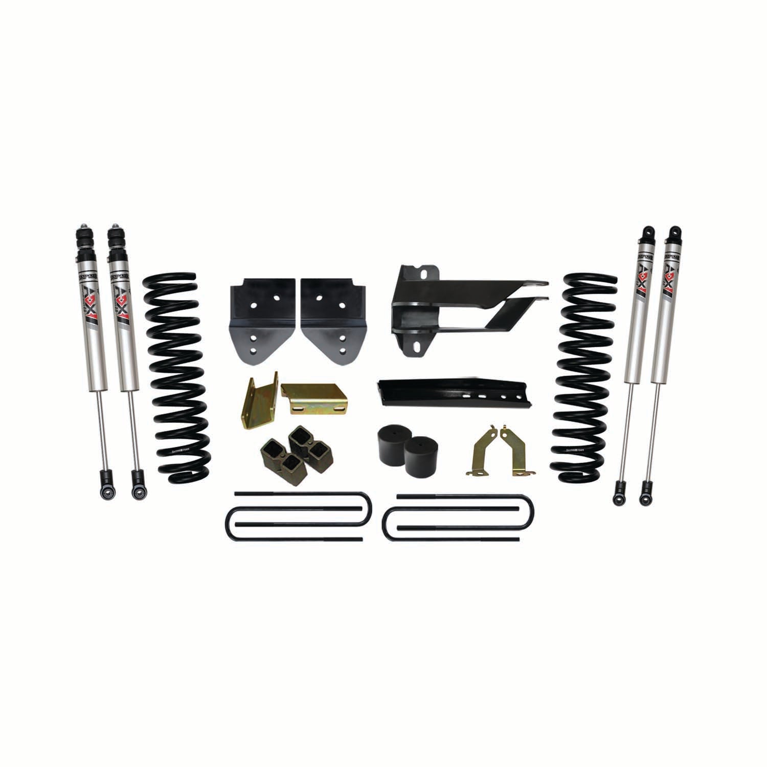 4 In. Suspension Lift Kit With ADX M2.0 Aluminum Monotube Shocks.