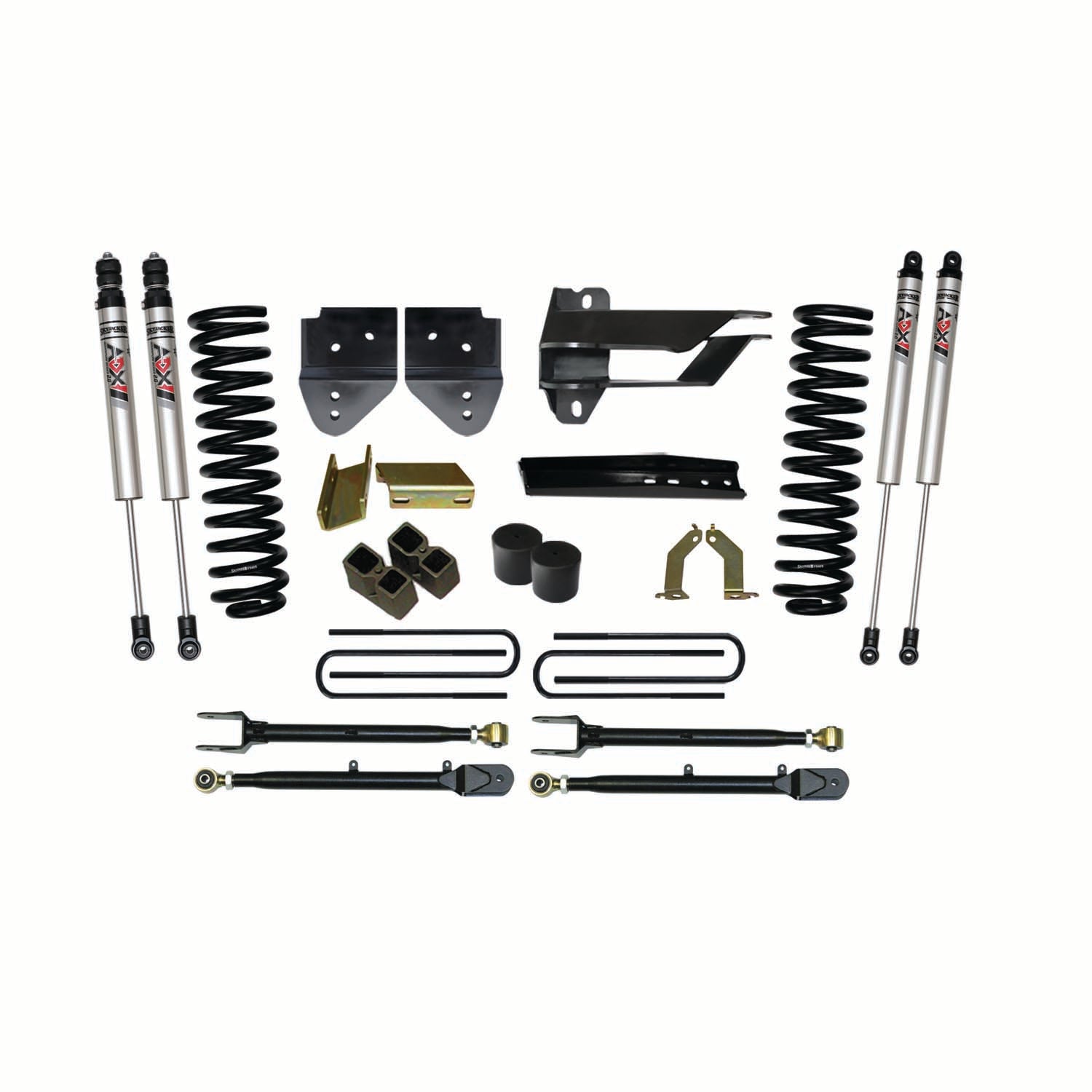 4 In. Suspension Lift Kit With ADX M2.0 Aluminum Monotube Shocks.