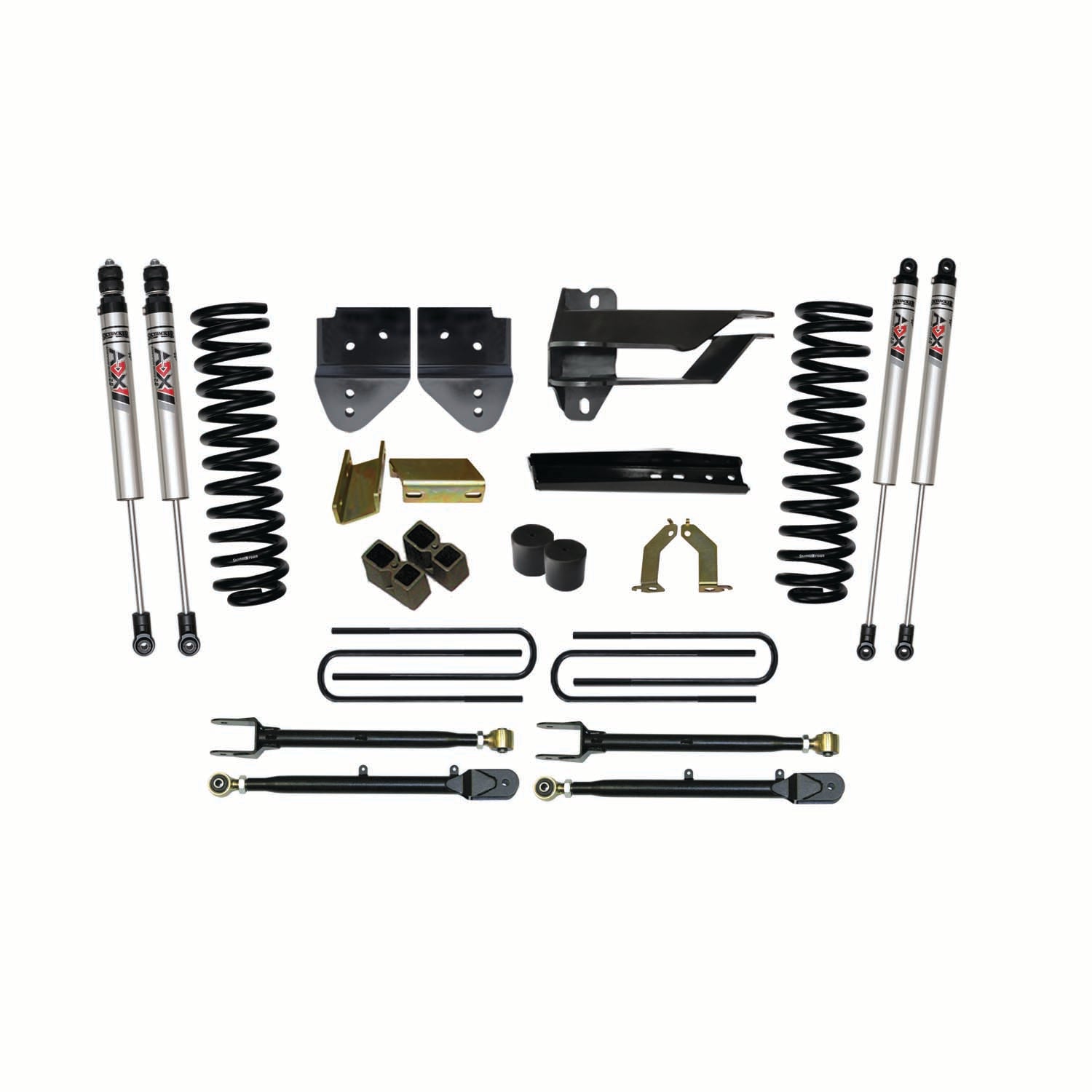 4 In. Suspension Lift Kit With ADX M2.0 Aluminum Monotube Shocks.