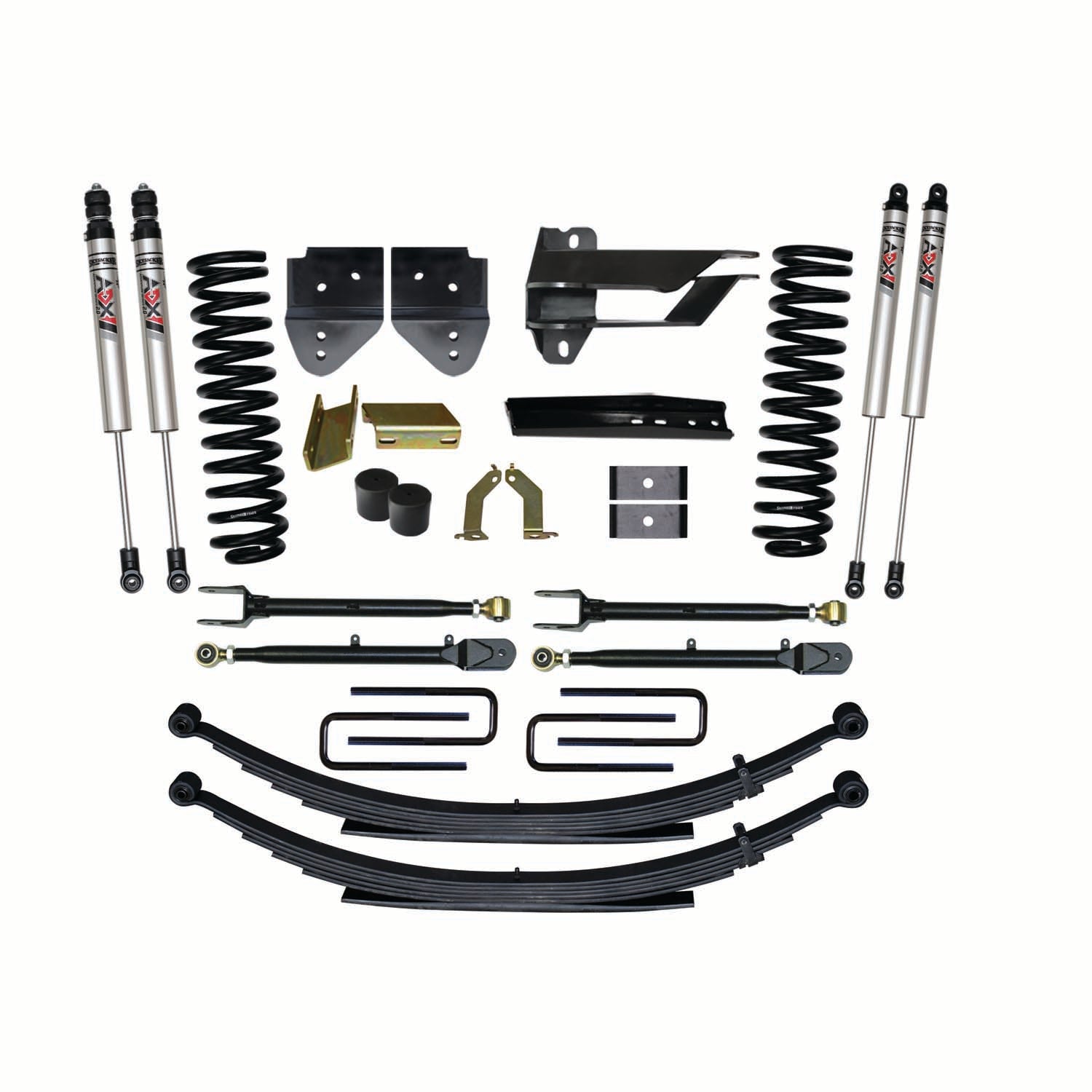 4 In. Suspension Lift Kit With ADX M2.0 Aluminum Monotube Shocks.