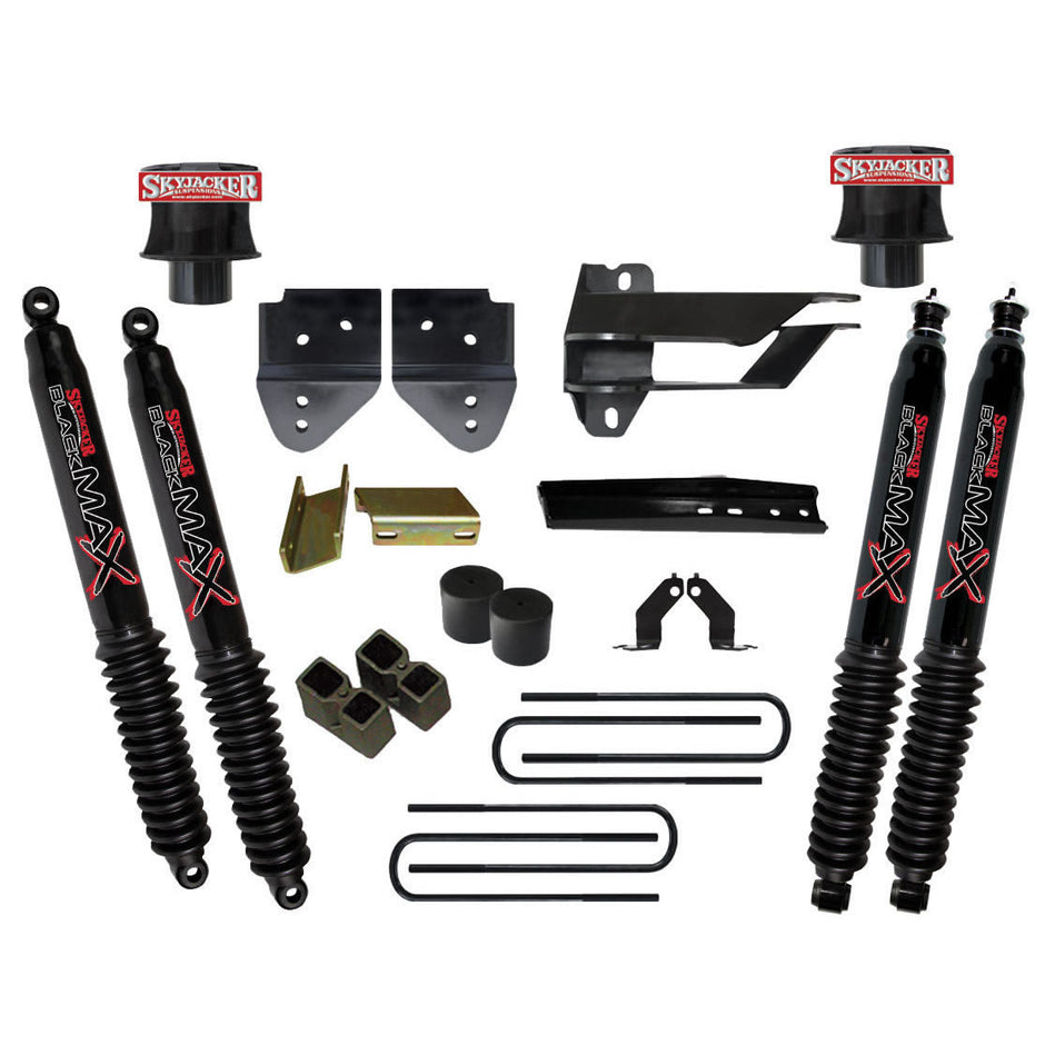 Skyjacker - Suspension Lift Kit 4in. Includes BlackMax Shocks Front And Rear - F1740SPB