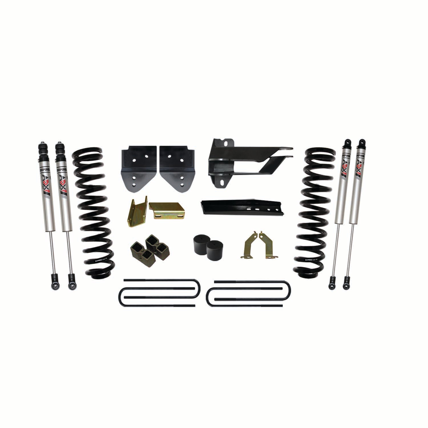 4 In. Suspension Lift Kit With ADX M2.0 Aluminum Monotube Shocks.