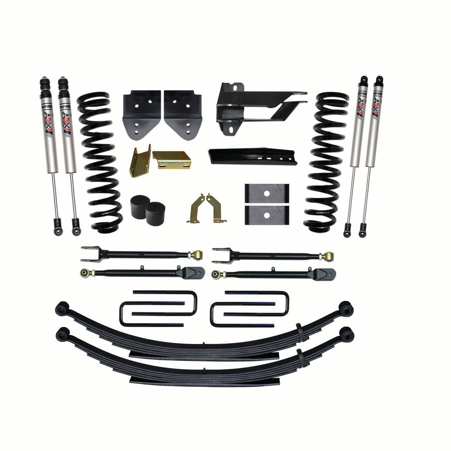 4 In. Suspension Lift Kit With ADX M2.0 Aluminum Monotube Shocks.
