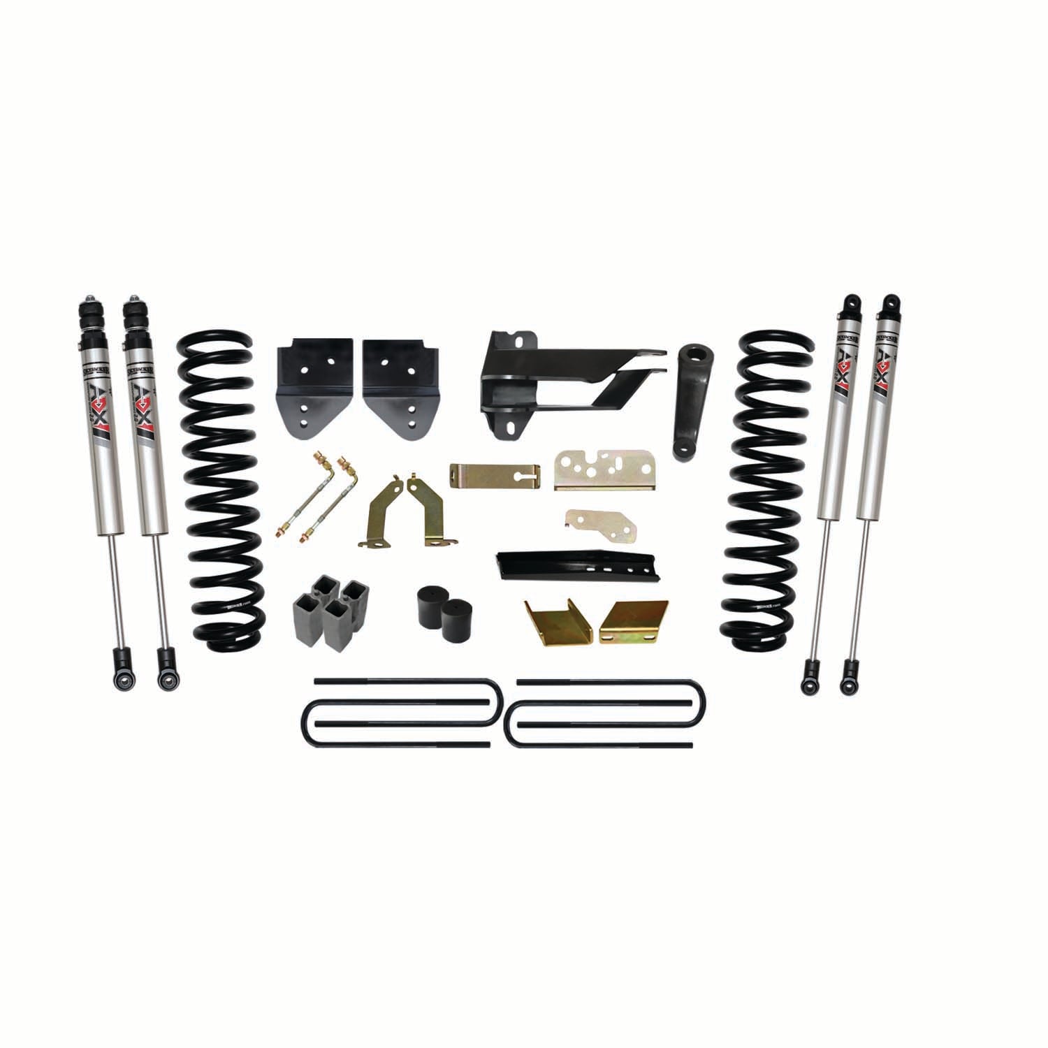 6 In. Suspension Lift Kit With ADX M2.0 Aluminum Monotube Shocks.