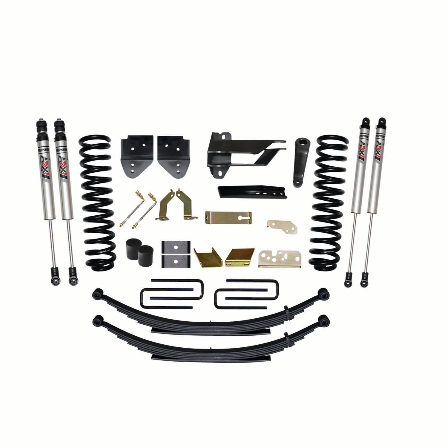 6 In. Suspension Lift Kit With ADX M2.0 Aluminum Monotube Shocks.
