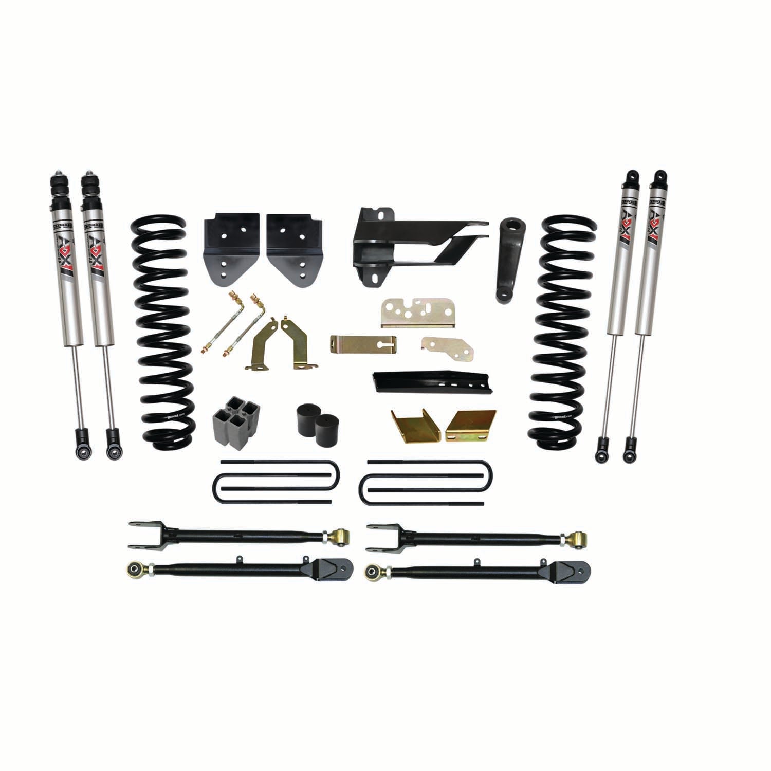 6 In. Suspension Lift Kit With ADX M2.0 Aluminum Monotube Shocks.