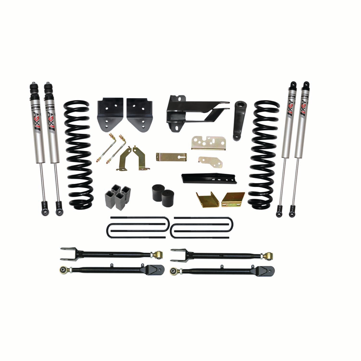 6 In. Suspension Lift Kit With ADX M2.0 Aluminum Monotube Shocks.