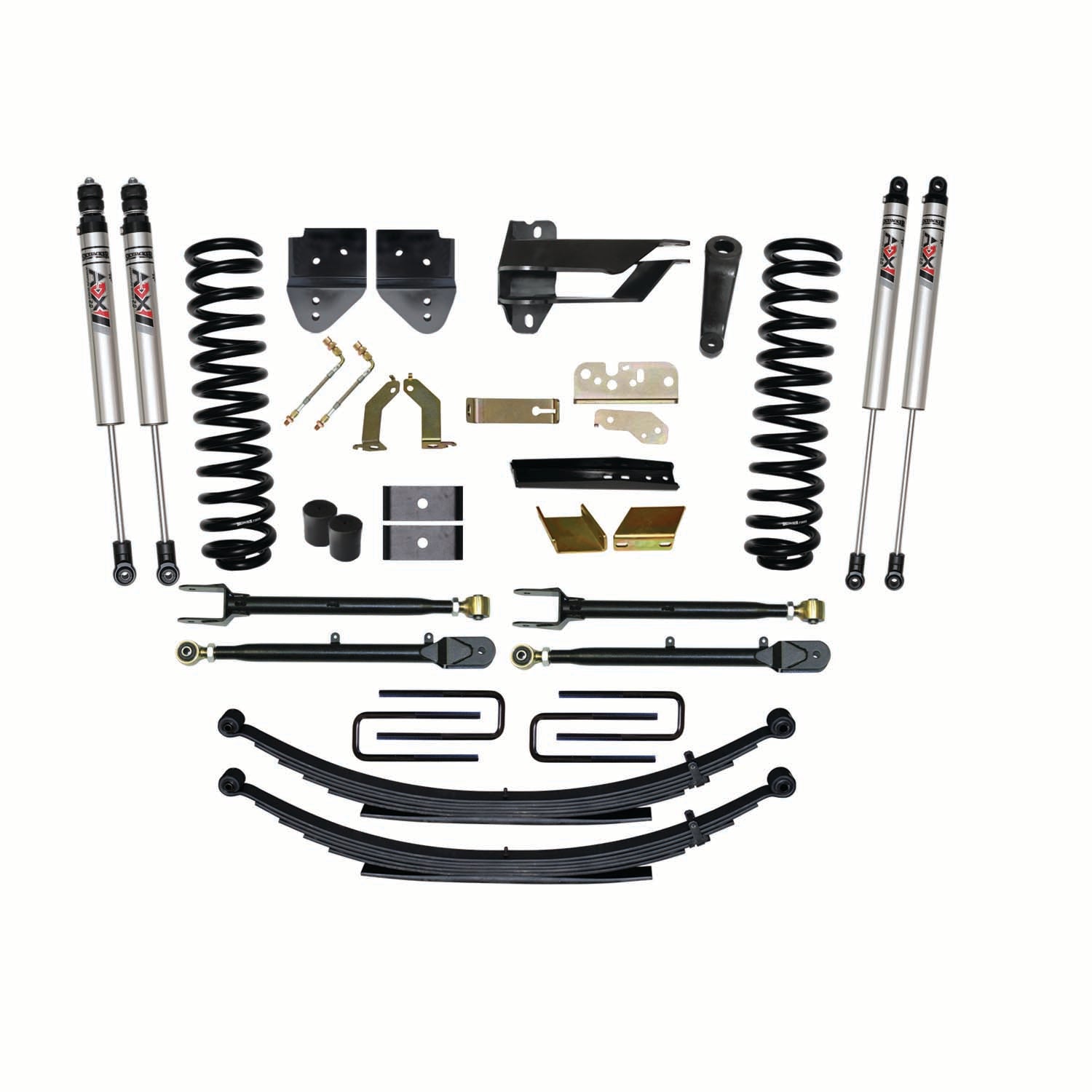 6 In. Suspension Lift Kit With ADX M2.0 Aluminum Monotube Shocks.
