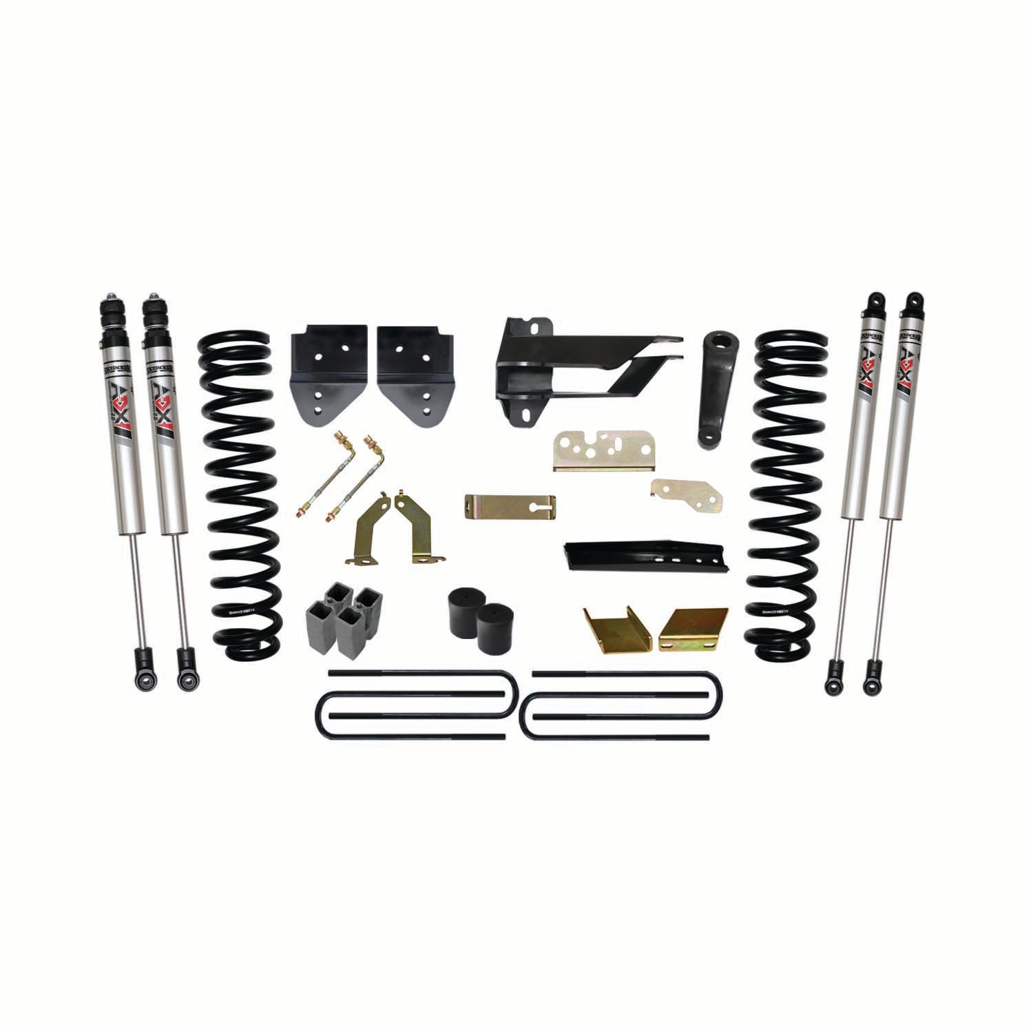 6 In. Suspension Lift Kit With ADX M2.0 Aluminum Monotube Shocks.