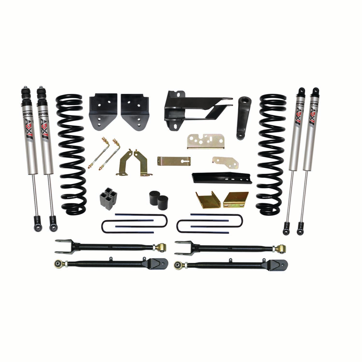 6 In. Suspension Lift Kit With ADX M2.0 Aluminum Monotube Shocks.