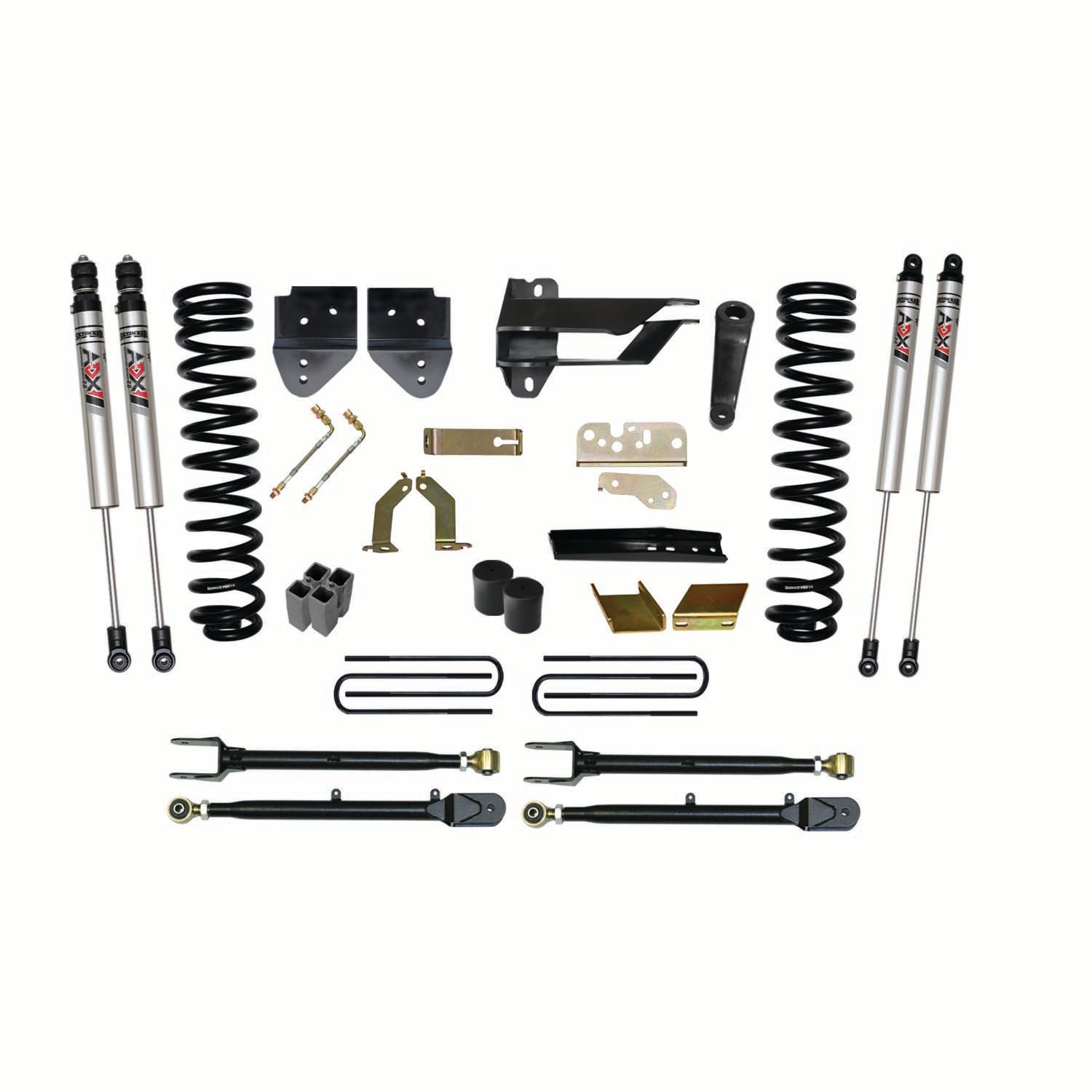 6 In. Suspension Lift Kit With ADX M2.0 Aluminum Monotube Shocks.