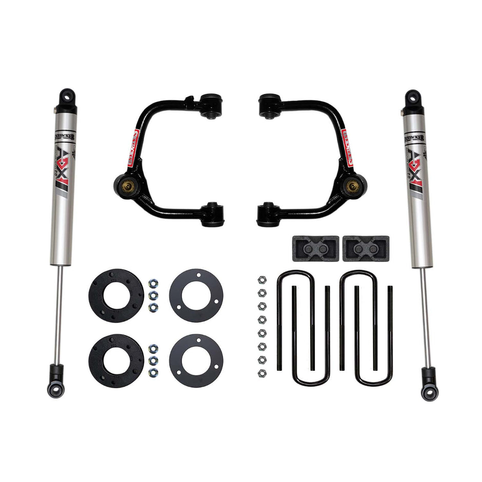 3 In. Suspension Lift Kit With ADX M2.0 Aluminum Monotube Shocks.