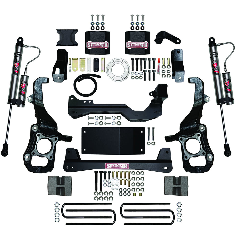 Skyjacker - 6 In. Suspension Lift Kit With ADX 2.0 Remote Reservoir Monotube Shocks. - F2160BKX