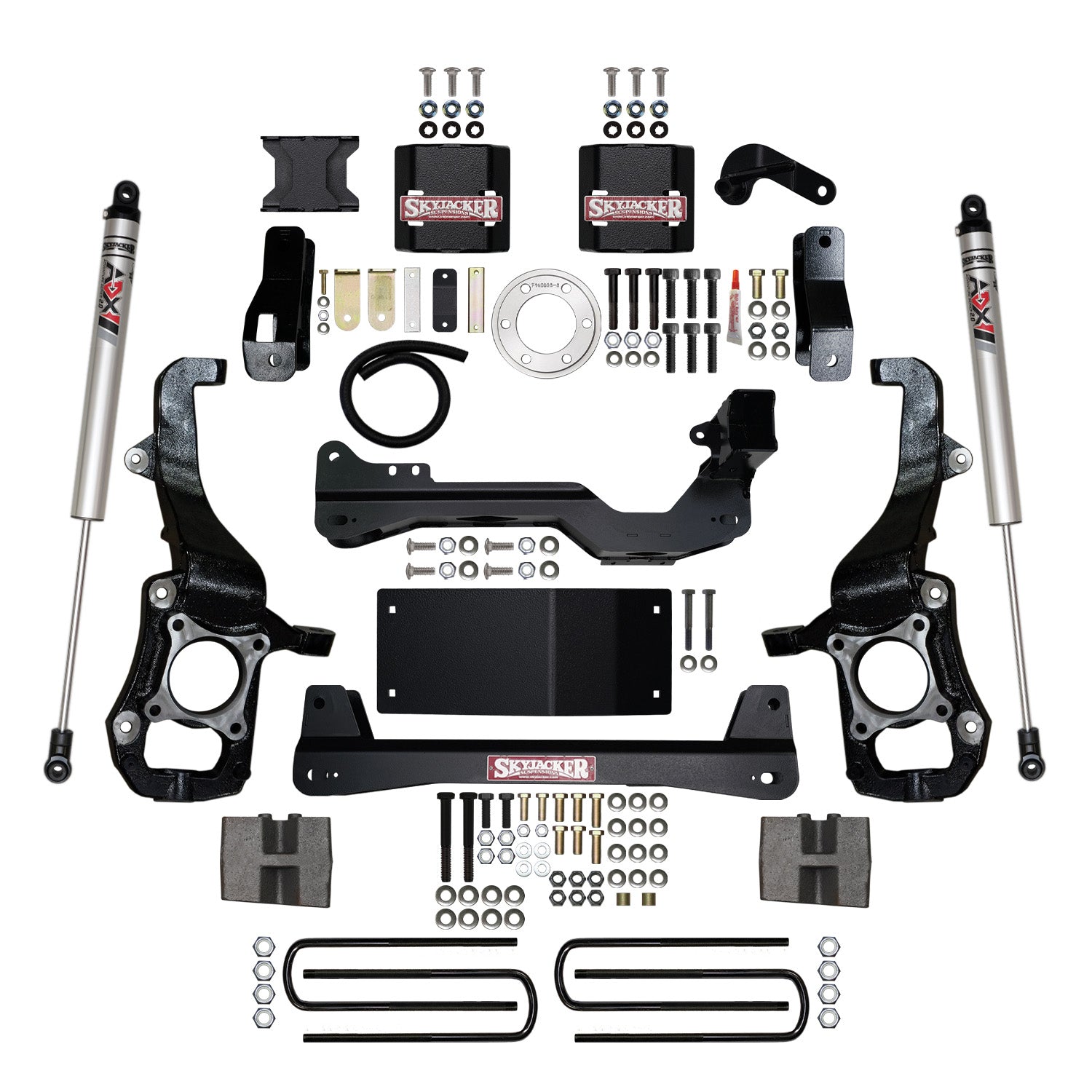 6 In. Suspension Lift Kit With ADX M2.0 Aluminum Monotube Shocks.