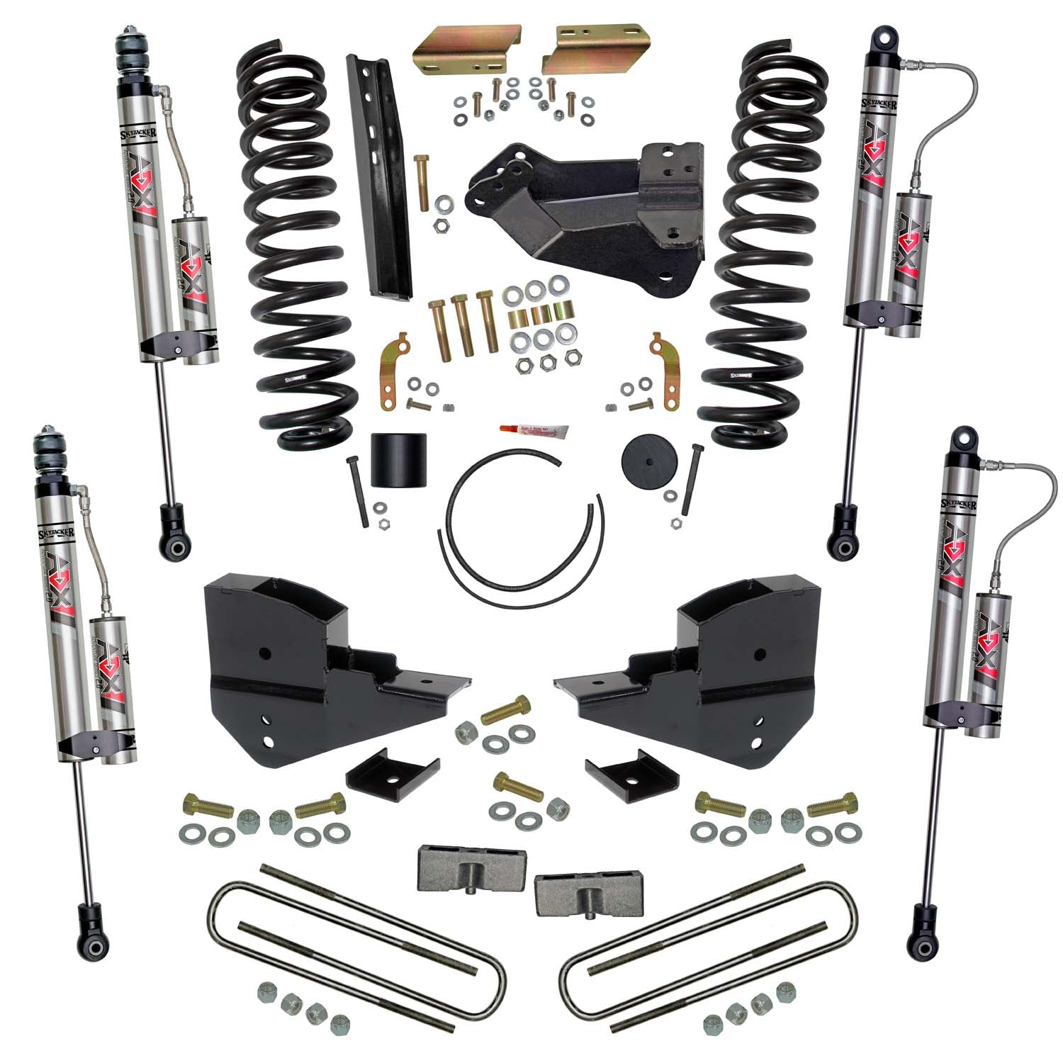 4 In. Suspension Lift Kit With 4-Link Conversion.