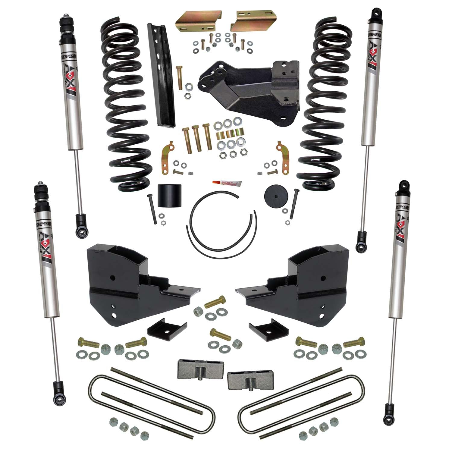 4 In. Suspension Lift Kit With ADX M2.0 Aluminum Monotube Shocks.