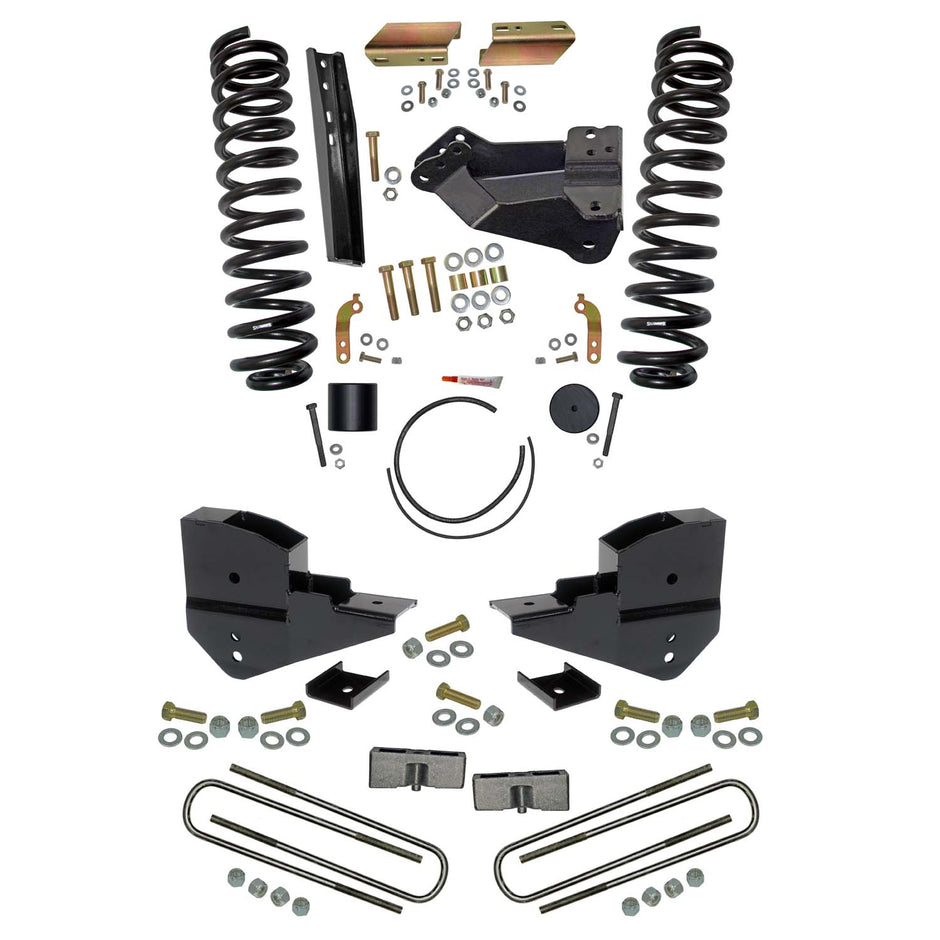 4 In. Suspension Lift Kit With Front Coils And Rear Blocks.