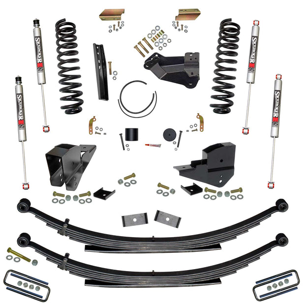 4 In. Lift Kit With Front Coils; Rear Leaf Springs;/M95 Monotube Shocks.