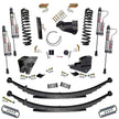 4 In. Lift Kit With Front Coils; Rear Leafs; And ADX Remote Reservoir Shocks.