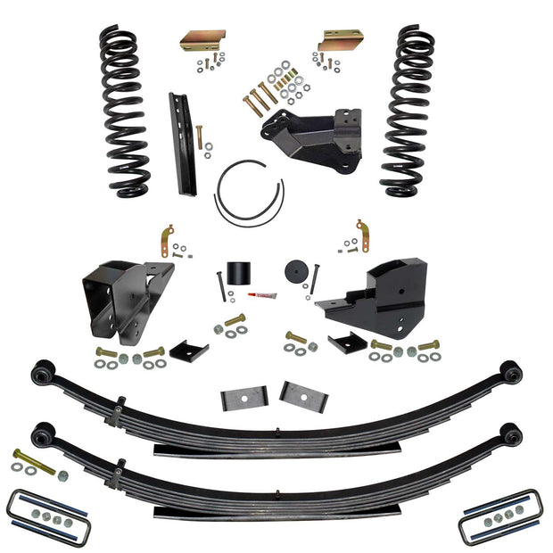 4 In. Lift Kit With Front Coil Springs And Rear Leaf Springs.