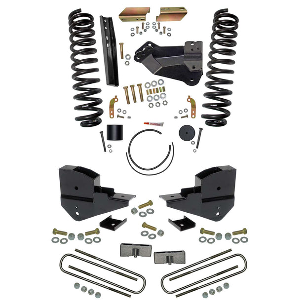 4 In. Suspension Lift Kit With Front Coils And Rear Blocks.