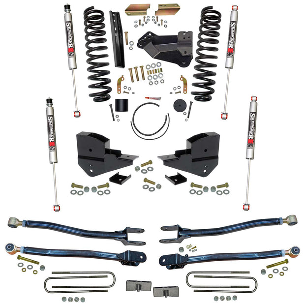 4 In. Suspension Lift Kit With 4-Link Conversion And M95 Monotube Shocks.