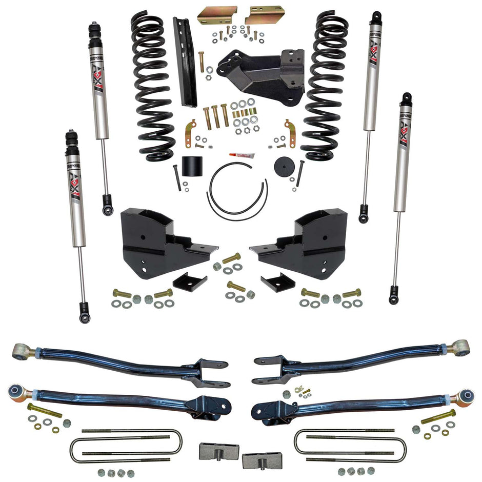 4 In. Suspension Lift Kit With ADX M2.0 Aluminum Monotube Shocks.