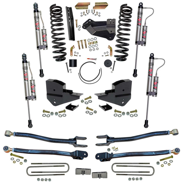 4 In. Lift Kit With 4-Link Conversion And ADX 2.0 Remote Reservoir Shocks.