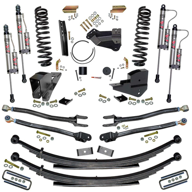4 In. Lift Kit With 4-Link Conversion And ADX 2.0 Remote Reservoir Shocks.
