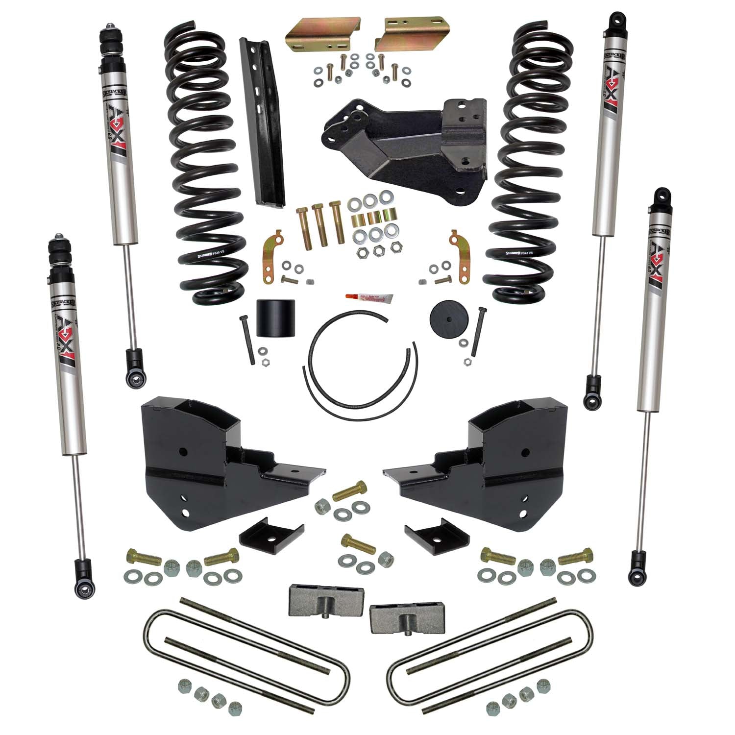 4 In. Suspension Lift Kit With ADX M2.0 Aluminum Monotube Shocks.